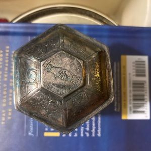 Metropolitan Museum of Art silver trinket box 1985